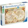 Ravensburger Puzzle Mappamondo storico, 1500 Pezzi, Idea regalo, per Lei o Lui, Puzzle Adulti