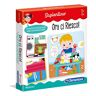 Clementoni Sapientino Ora Ci Riesco progressive puzzle, sequenze tessere a incastro gioco educativo 2 anni flashcards Made in Italy