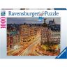 Ravensburger Puzzle Dipinto di Madrid, la Gran Via, 1000 Pezzi, Puzzle Adulti