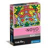 Clementoni - Keith Haring Haring-1000 Pezzi Adulti, Arte, Puzzle Quadri Famosi, Made in Italy, Multicolore,