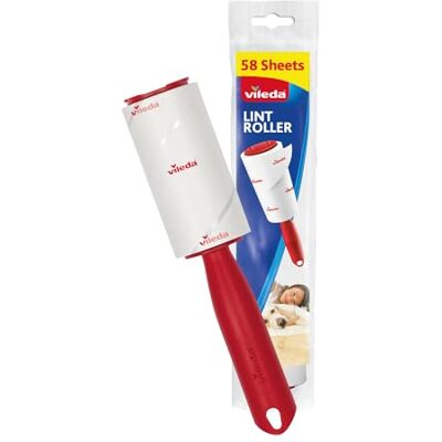 Vileda , Rullo Adesivo Levapelucchi, Linea Pet Pro Lint Roller, 58 Fogli Usa e Getta Vileda , Rullo Adesivo Levapelucchi, Linea Pet Pro Lint Roller, 58 Fogli Usa e Getta