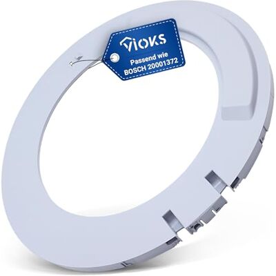 VIOKS Anello interno di ricambio per porta per Bosch 20001372 00715019, anello interno per oblò, telaio della finestra, anello interno per porta, telaio della porta per oblò in lavatrice a carica VIOKS Anello interno di ricambio per porta per Bosch 20001372 00715019, anello interno per oblò, telaio della finestra, anello interno per porta, telaio della porta per oblò in lavatrice a carica