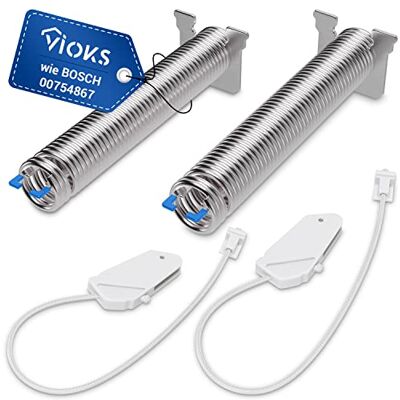 VIOKS Set di cerniere per porta di ricambio per 00754867 Bosch Molla Lavastoviglie – Balay Neff Bosch Siemens Molla Porta Lavastoviglie Blu con Corda VIOKS Set di cerniere per porta di ricambio per 00754867 Bosch Molla Lavastoviglie – Balay Neff Bosch Siemens Molla Porta Lavastoviglie Blu con Corda