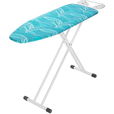 Wenko Asse da stiro Supreme, con ampia superficie da stiro (120 x 42 cm) e imbottitura extra spessa, regolabile in altezza, stabile struttura in metallo bianco, piegato: 164 x 42 x 6 cm Wenko Asse da stiro Supreme, con ampia superficie da stiro (120 x 42 cm) e imbottitura extra spessa, regolabile in altezza, stabile struttura in metallo bianco, piegato: 164 x 42 x 6 cm
