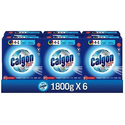Calgon Power Polvere Anticalcare Lavatrice 4 in 1, 6 Confezioni da 1800g di Anticalcare per Lavatrici, Additivo Lavatrice per una Protezione da Calcare, Sporco e Cattivi Odori Calgon Power Polvere Anticalcare Lavatrice 4 in 1, 6 Confezioni da 1800g di Anticalcare per Lavatrici, Additivo Lavatrice per una Protezione da Calcare, Sporco e Cattivi Odori