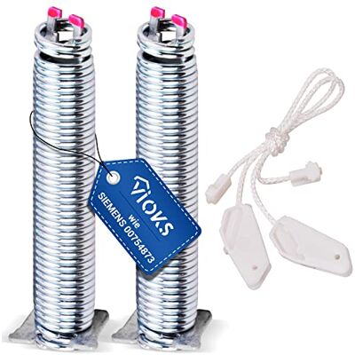VIOKS Set di cerniere per porta Siеmens 00754873-2 molle rosa con cavo per lavastoviglie Bosch – Molla porta Siеmens lavastoviglie VIOKS Set di cerniere per porta Siеmens 00754873-2 molle rosa con cavo per lavastoviglie Bosch – Molla porta Siеmens lavastoviglie