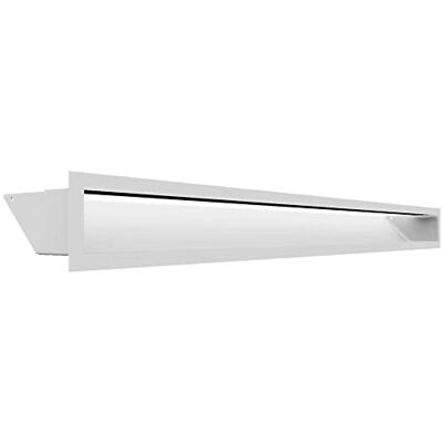 KRATKI griglia di ventilazione AIR 9 x 100 cm bianco resistente al camino KRATKI griglia di ventilazione AIR 9 x 100 cm bianco resistente al camino