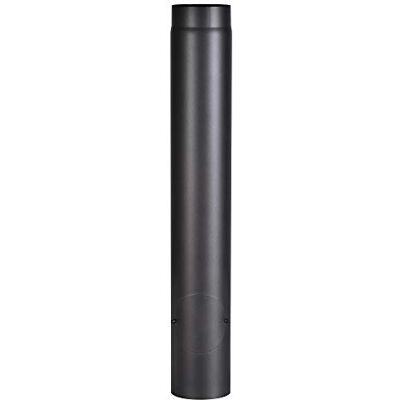 FIREFIX Tubo per stufa in acciaio spesso 2 mm (tubo fumo) in 150 mm di diametro, per stufe e fuochi da camino, Senotherm, nero, 1000 mm di lunghezza, con sportello di regolazione e porta di pulizia FIREFIX Tubo per stufa in acciaio spesso 2 mm (tubo fumo) in 150 mm di diametro, per stufe e fuochi da camino, Senotherm, nero, 1000 mm di lunghezza, con sportello di regolazione e porta di pulizia