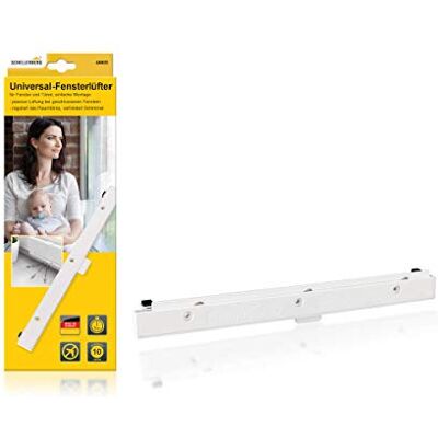 Schellenberg Aeratore universale per finestre in bianco, estensione del set di partenza Schellenberg Aeratore universale per finestre in bianco, estensione del set di partenza