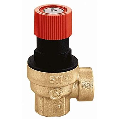 Caleffi serie 513460 Valvola di sicurezza ordinaria attacchi F/F 1/2-6 BAR Caleffi serie 513460 Valvola di sicurezza ordinaria attacchi F/F 1/2-6 BAR