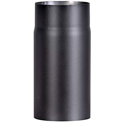 FIREFIX Tubo per Stufa , in Acciaio Spesso 2 mm, Diametro 130 mm, per stufe e focolari, Senotherm, Nero, Lunghezza 250 mm, Lunghezza FIREFIX Tubo per Stufa , in Acciaio Spesso 2 mm, Diametro 130 mm, per stufe e focolari, Senotherm, Nero, Lunghezza 250 mm, Lunghezza
