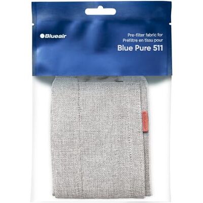 BLUEAIR Blue Pure 511 Genuine Pre-Filter, adatto al purificatore d'aria Blue Pure 511, tessuto lavabile, colore Arctic Trail BLUEAIR Blue Pure 511 Genuine Pre-Filter, adatto al purificatore d'aria Blue Pure 511, tessuto lavabile, colore Arctic Trail