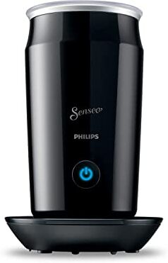 Philips Senseo Montalatte Pannarello Schiuma Calda e Fredda per 2 Cappuccini, Antiaderente, Nero ()