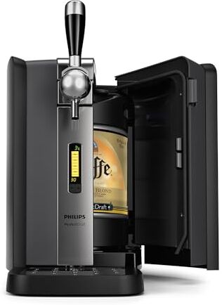 Philips PerfectDraft Sistema domestico di erogazione della birra con display LCD, fusto da 6L, 70W, 30 giorni di birra a 3 °C ()