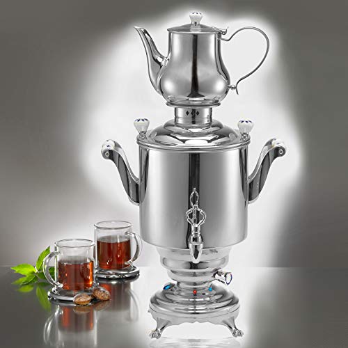 BEEM 5982 Romanov III Samovar 230V 5 Litri in Acciaio Inox