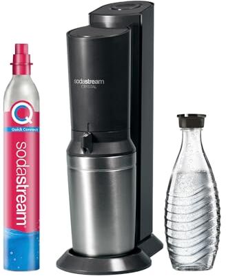 SODASTREAM Crystal 3.0 Métal, Acier inoxydable Noir