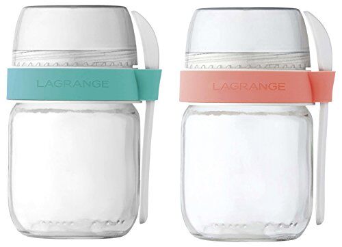 LAGRANGE 2 vasi compartimentati, verde e arancione