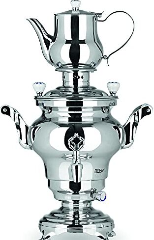 BEEM 6127 Odessa III Samovar 230V 3 Litri Acciaio Inox, Inossidabile