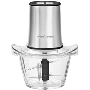 Profi Cook Tritatutto elettrico con tritatutto multifunzione e tritaghiaccio 400 Watt Colore Silver Profi Cook Tritatutto elettrico con tritatutto multifunzione e tritaghiaccio 400 Watt Colore Silver