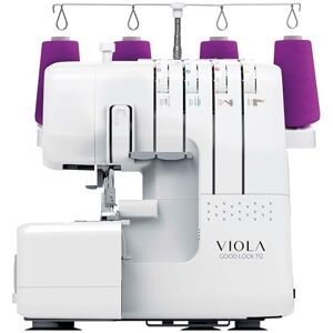 VIOLA Macchina Tagliacuci con 12 Punti Cucito, Overlock con Differenziale, Cuce a Braccio Libero VIOLA Macchina Tagliacuci con 12 Punti Cucito, Overlock con Differenziale, Cuce a Braccio Libero