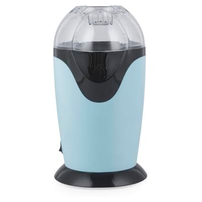 GILES & POSNER Macchina elettrica per popcorn – circolazione dell'aria calda, misurino incluso, pronto in 3 minuti, snack sani senza olio, ideale per serate cinema, feste e home cinema, 1200 W, blu GILES & POSNER Macchina elettrica per popcorn – circolazione dell'aria calda, misurino incluso, pronto in 3 minuti, snack sani senza olio, ideale per serate cinema, feste e home cinema, 1200 W, blu