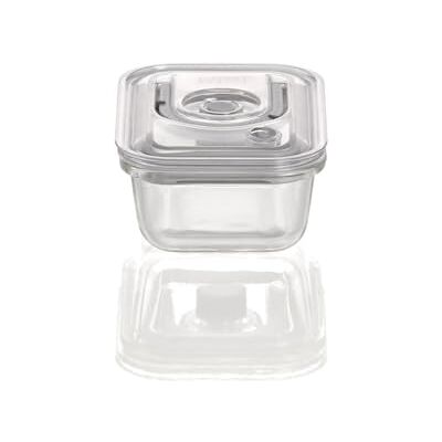 Caso VacuBoxx ES – Rettangolare 370 ml – Contenitore sottovuoto estremamente stabile in vetro borosilicato, senza BPA, resistente al calore, lavabile in lavastoviglie, adatto al congelatore, insapore, Caso VacuBoxx ES – Rettangolare 370 ml – Contenitore sottovuoto estremamente stabile in vetro borosilicato, senza BPA, resistente al calore, lavabile in lavastoviglie, adatto al congelatore, insapore,