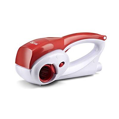 Girmi GT02 Grattugia Ricaricabile, 12W, 2 Rulli INOX, Bianco/Rosso Girmi GT02 Grattugia Ricaricabile, 12W, 2 Rulli INOX, Bianco/Rosso