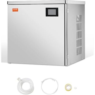 VEVOR Testa di Macchina per Ghiaccio Commerciale in Acciaio Inox 565 x 560 mm, Autopulente e Produzione Ghiaccio, Macchina per Cubetti di Ghiaccio Modulare, Solo Testa, 204,1 kg/Giorno VEVOR Testa di Macchina per Ghiaccio Commerciale in Acciaio Inox 565 x 560 mm, Autopulente e Produzione Ghiaccio, Macchina per Cubetti di Ghiaccio Modulare, Solo Testa, 204,1 kg/Giorno
