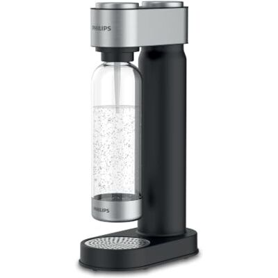 Philips Water GoZero Gasatore d’Acqua , 1 L, Nero, Plastica, Senza Cilindro di CO2 Philips Water GoZero Gasatore d’Acqua , 1 L, Nero, Plastica, Senza Cilindro di CO2