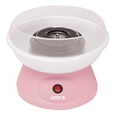 Jocca , Macchina per Zucchero Filato, 520W, Pronto in 5 min, Facile Pulizia, Include Cucchiaio Dosatore e 10 Bastoncini, 26 x 26 x 17 cm Jocca , Macchina per Zucchero Filato, 520W, Pronto in 5 min, Facile Pulizia, Include Cucchiaio Dosatore e 10 Bastoncini, 26 x 26 x 17 cm