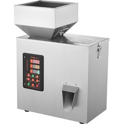 VEVOR Macchina riempitrice, 1-200 g, Macchina riempitrice automatica per pesatura di particelle, Riempimento dispenser per semi di tè, cereali, polvere, farina, fagioli, scaglie VEVOR Macchina riempitrice, 1-200 g, Macchina riempitrice automatica per pesatura di particelle, Riempimento dispenser per semi di tè, cereali, polvere, farina, fagioli, scaglie
