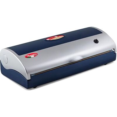 Reber Macchina Sottovuoto Alimenti Salvaspesa 20 Sacchetti 20x30cm Inclusi per Cibi Freschi più a Lungo, Vuoto -830 mbar e Barra Saldante 32 cm Funzionamento a Ciclo Continuo, 180 W Blu/Silver Reber Macchina Sottovuoto Alimenti Salvaspesa 20 Sacchetti 20x30cm Inclusi per Cibi Freschi più a Lungo, Vuoto -830 mbar e Barra Saldante 32 cm Funzionamento a Ciclo Continuo, 180 W Blu/Silver