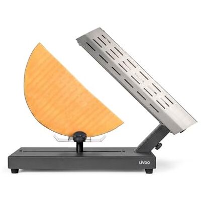 LIVOO Appareil a raclette traditionnel 600W 6 a 8 personnes Porte fromage amovible, coulissant, 360° 2 spatu LIVOO Appareil a raclette traditionnel 600W 6 a 8 personnes Porte fromage amovible, coulissant, 360° 2 spatu