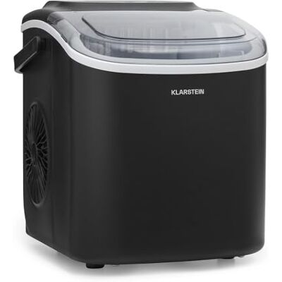KLARSTEIN Macchina per cubetto di ghiaccio per la casa, capacità 1,3 l, produce rapidamente fino a 12 kg di piccoli e grandi cubetti autopulenti KLARSTEIN Macchina per cubetto di ghiaccio per la casa, capacità 1,3 l, produce rapidamente fino a 12 kg di piccoli e grandi cubetti autopulenti