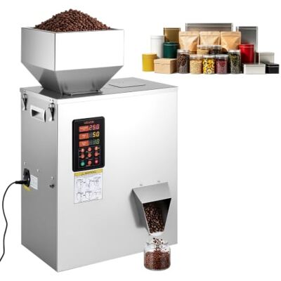 VEVOR Macchina Dosatrice Automantica per Polveri e Granuli 10-500 g Argento Dosatore Automatico ad Alta Precisione in Acciaio Inox, Pesatura Intelligente, per Caffè, Cereali, Tè e Spezie, Argento VEVOR Macchina Dosatrice Automantica per Polveri e Granuli 10-500 g Argento Dosatore Automatico ad Alta Precisione in Acciaio Inox, Pesatura Intelligente, per Caffè, Cereali, Tè e Spezie, Argento