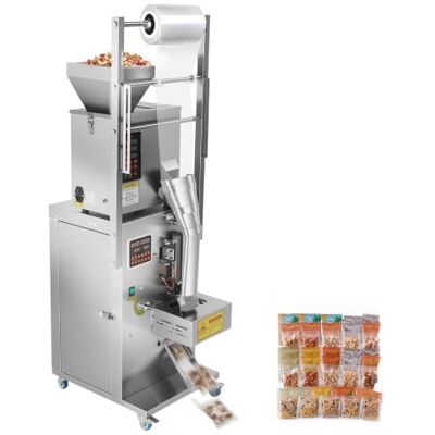 VEVOR Macchina Dosatrice e Sigillatrice per Polveri e Granuli, 3-200 g Confezionatrice Automatica in Acciaio Inox, Pesatura e Sigillatura Intelligenti, per Caffè, Cereali, Tè e Spezie, Argento VEVOR Macchina Dosatrice e Sigillatrice per Polveri e Granuli, 3-200 g Confezionatrice Automatica in Acciaio Inox, Pesatura e Sigillatura Intelligenti, per Caffè, Cereali, Tè e Spezie, Argento
