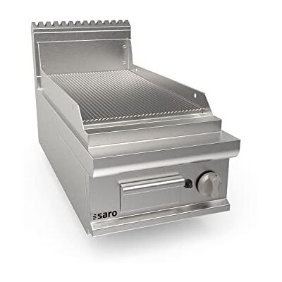 Saro Piastra a gas, larghezza 400 mm, scanalata LQ Saro Piastra a gas, larghezza 400 mm, scanalata LQ