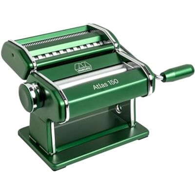 MARCATO , Atlas 150, Linea design, Macchina per pasta, Alluminio, Verde, Linea Premium. MARCATO , Atlas 150, Linea design, Macchina per pasta, Alluminio, Verde, Linea Premium.