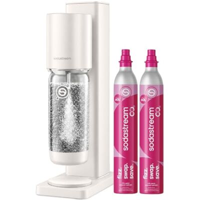 sodastream Fresh 2 cilindri e 1 bottiglia, Bianco sodastream Fresh 2 cilindri e 1 bottiglia, Bianco