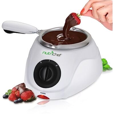 NutriChef Set per fonduta elettrica per fusione e riscaldamento del cioccolato, taglia unica NutriChef Set per fonduta elettrica per fusione e riscaldamento del cioccolato, taglia unica
