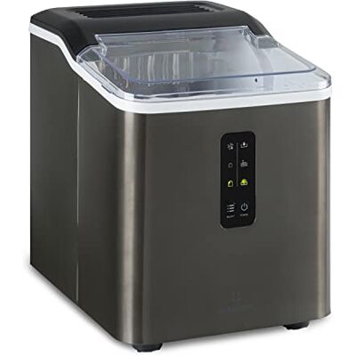 KLARSTEIN Macchina Ghiaccio 1.5L, Macchina del Ghiaccio Professionale, Fabbricatore Secco fino a 12kg, Cubetti di Grandi e Piccole Dimensioni, Casa Autopulente, Ice Maker KLARSTEIN Macchina Ghiaccio 1.5L, Macchina del Ghiaccio Professionale, Fabbricatore Secco fino a 12kg, Cubetti di Grandi e Piccole Dimensioni, Casa Autopulente, Ice Maker
