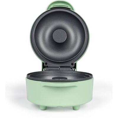 GILES & POSNER Doughnut Maker – Single Large Donut Machine, PFAS-Free Non-Stick Coating, Easy Clean, 12.5 cm Plate Size, Indicator Lights, Sweet Treats, Cool Touhc Handle, Sorbet Green, 550 W GILES & POSNER Doughnut Maker – Single Large Donut Machine, PFAS-Free Non-Stick Coating, Easy Clean, 12.5 cm Plate Size, Indicator Lights, Sweet Treats, Cool Touhc Handle, Sorbet Green, 550 W