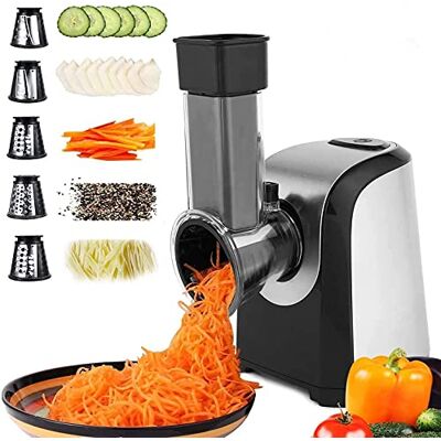 COOCHEER Taglia Verdure Elettrico, Multifunzione Tritatutto da Cucina 5 IN 1 Tritatutto per Verdura, 150W COOCHEER Taglia Verdure Elettrico, Multifunzione Tritatutto da Cucina 5 IN 1 Tritatutto per Verdura, 150W