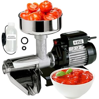 Reber Spremipomodoro Elettrico N.3 450W per Salsa di Pomodoro e Conserve Reber Spremipomodoro Elettrico N.3 450W per Salsa di Pomodoro e Conserve
