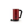 Bialetti Milk Frother Elettrico, Montalatte per Cappuccino, Capacità 150 ml Cappuccino o 300 ml Latte Caldo, Rosso