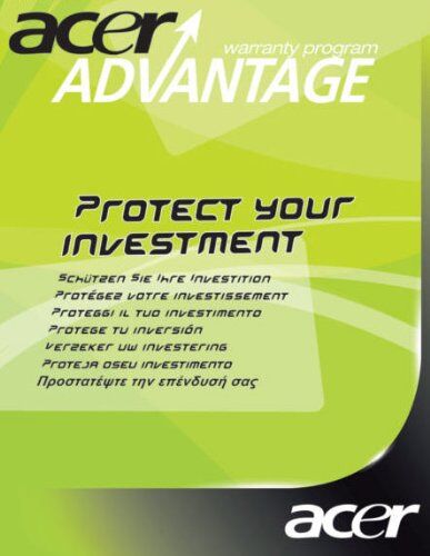 Acer Advantage 2 Anni di Estensione Carry-in Germania per AA 2YCI VERITON Nxxx Booklet