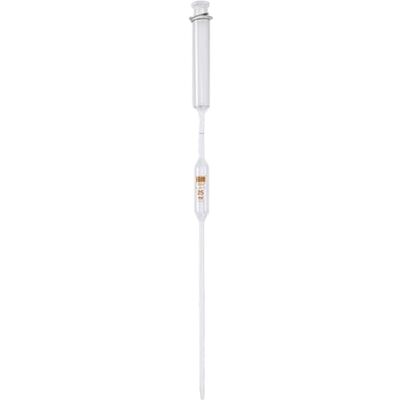 Hirschmann Pipetta piena con aspirazione, marrone graduato, capacità 5 ml, tolleranza 0,015 ml Hirschmann Pipetta piena con aspirazione, marrone graduato, capacità 5 ml, tolleranza 0,015 ml