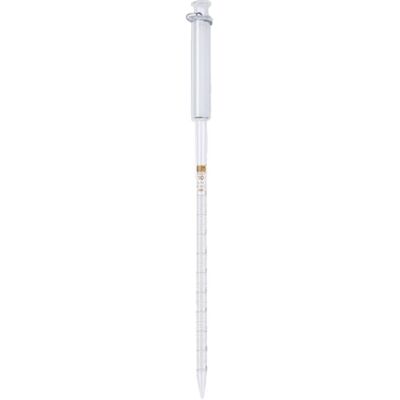 Hirschmann Pipetta graduata per aspirazione, marrone graduato, capacità 2 ml, divisione 0,02 ml Hirschmann Pipetta graduata per aspirazione, marrone graduato, capacità 2 ml, divisione 0,02 ml