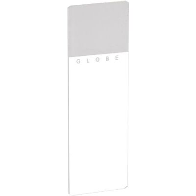 Globe Scientific Microscope Slides, , White Frosted, Soda Lime Glass, Ground Edges, Safety Corners, 25mm x 75mm, Pre-Cleaned, 72/Box, 1440/CS Globe Scientific Microscope Slides, , White Frosted, Soda Lime Glass, Ground Edges, Safety Corners, 25mm x 75mm, Pre-Cleaned, 72/Box, 1440/CS