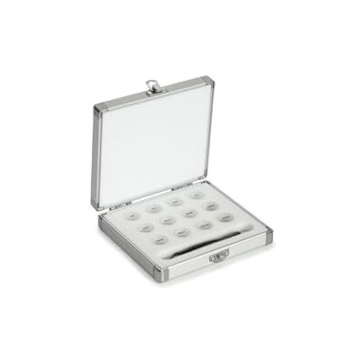 KERN Set di pesi in alluminio, 1 mg – 500 mg, alluminio per E1 – M2, grammi, argento KERN Set di pesi in alluminio, 1 mg – 500 mg, alluminio per E1 – M2, grammi, argento
